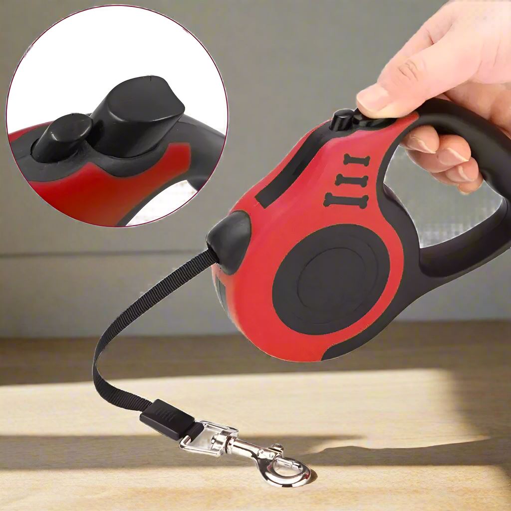 CatRetractablLeash™ - Rouge - Minou Store