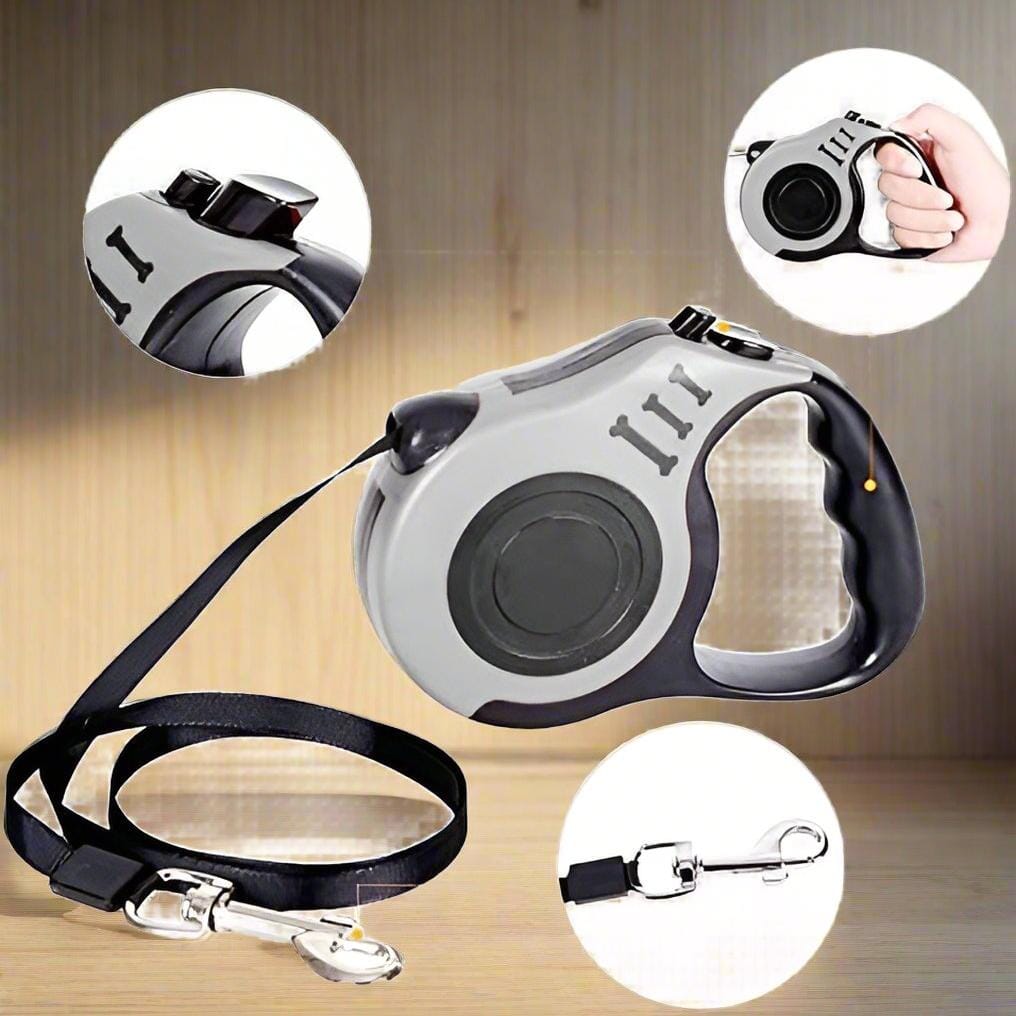 CatRetractablLeash™ - Noir - Minou Store